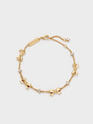 Charles & Keith - Paige Bow Crystal Bracelet