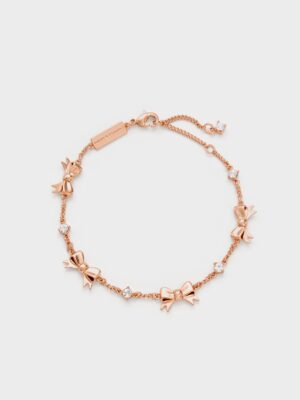Charles & Keith - Paige Bow Crystal Bracelet