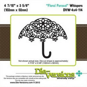 Die-Versions Whispers - Floral Parasol