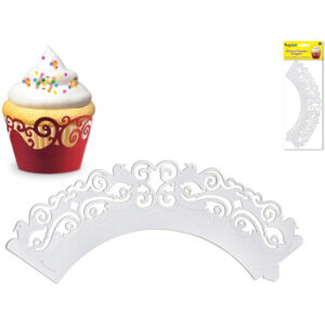 Cupcake Wrappers White3 X Packs Of 6