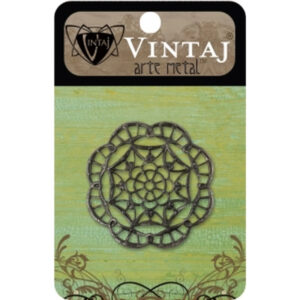 Vintaj Natural Brass Co. Grand Kaleidoscope Filigree
