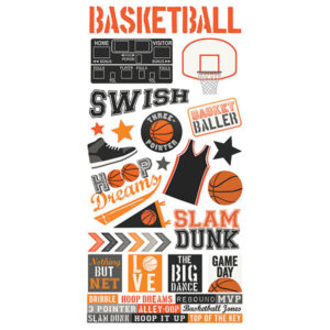 Simple Stories 6x12 Sticker Basketball