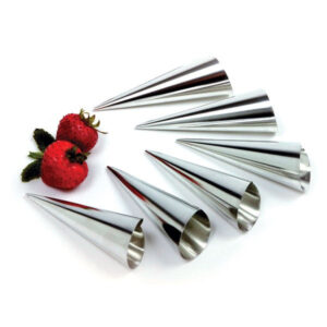 Norpro Stainless Steel Cream Horn Cases - 6 Pcs