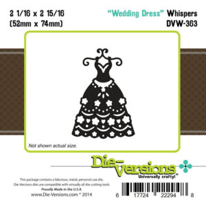 Die-Versions Whispers - Wedding Dress