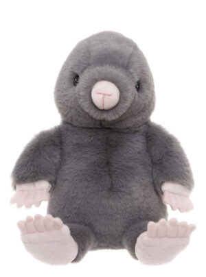 Charlie Bears Bear and Me Mula Mole Grey Plush Sitting Soft Toy