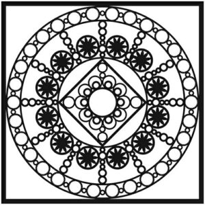 The Crafters Workshop 6x6 Stencil Byzantine