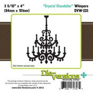 Die-Versions Whispers - Crystal Chandelier