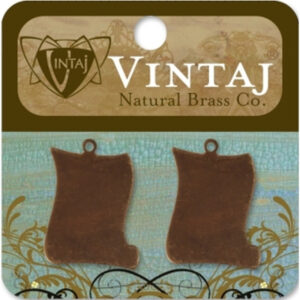 Vintaj Natural Brass Co. 24x16.5 Petite Scroll