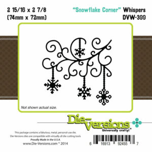 Die-Versions Whispers - Snowflake Corner