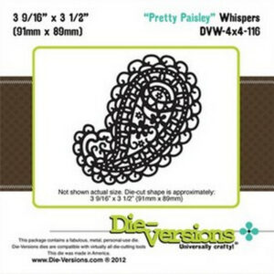Die-Versions Whispers - Pretty Paisley