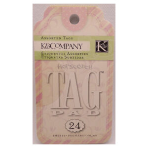 Hopscotch Girl Tag Pad