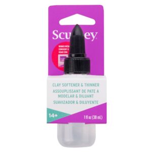 Sculpey Clay Softener & Thinner, 1 Fl Oz (29 Ml)