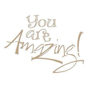 Spellbinders You Are Amazing Glimmer Plate