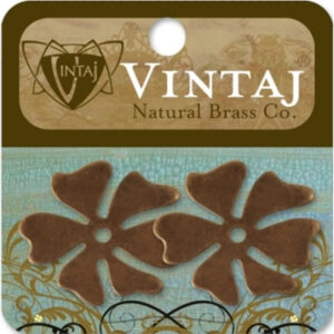Vintaj Natural Brass Co. 28mm Hawaiian Flower