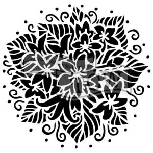 The Crafters Workshop 6x6 Stencil Jasmine Spray