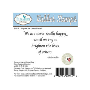 Elizabeth Craft Designs We Are Stamp