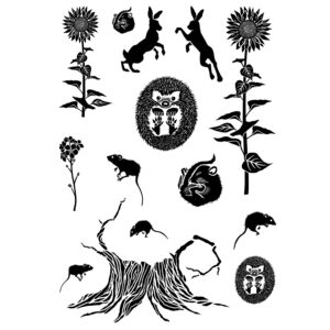 Card-io Summer Snooze A6 Clear Stamp Set