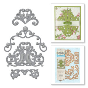 Spellbinders Swoosh Accents Etched Dies