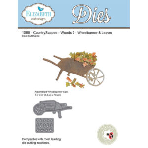 Elizabeth Craft Designs Wheelbarrow & Leaves