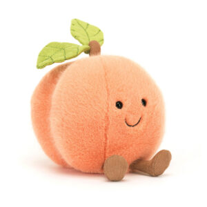Jellycat A6PEACH Amuseables Peach Cuddly Plush Soft Toy