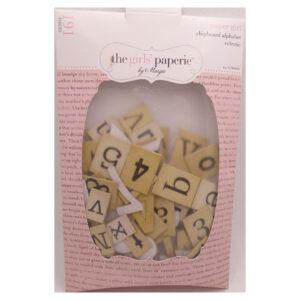 Advantus Chipboard Alphabet, Eclectic