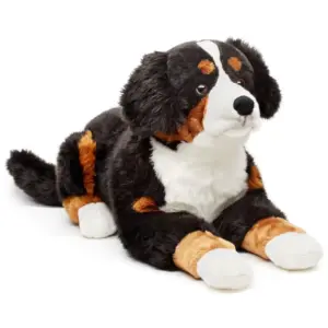 Uni Toys B21168 Giant Bernese Mountain Dog 70cm Lying Dog Plush Toy