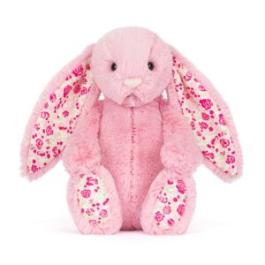 Jellycat BAS3ROSE Blushkin Blossom Luxe Bunny Original