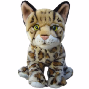 Faithful Friends FBEN03 Bengal Cat Sitting Cuddly Plush Soft Toy