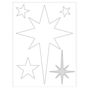 Card-io Star Of Wonder - Majemask Stencil