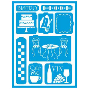 DecoArt Bistro Stencil