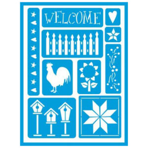 DecoArt Country Stencil
