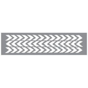 DecoArt Burning Rubber 12x3 Stencil