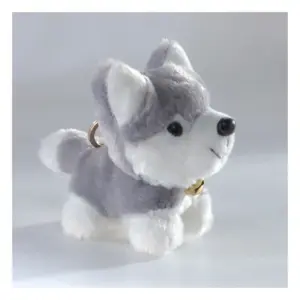 Bessie London CM096 Husky Dog Plush Bag Charm Accessory