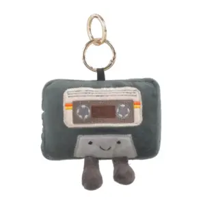 Bessie London CM119 Cassette Plush Bag Charm Accessory