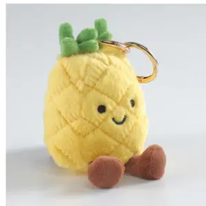 Bessie London CM416 Pineapple Plush Bag Charm Accessory