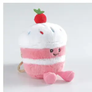 Bessie London CM418 Cupcake Plush Bag Charm Accessory