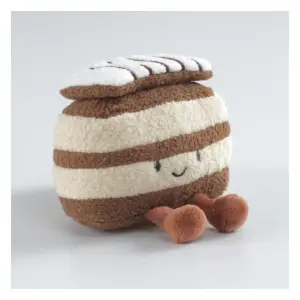 Bessie London CM421 Chocolate Cake Plush Bag Charm Accessory