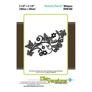 Die-Versions Whispers - Butterfly Flourish