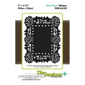 Die-Versions Whispers - Rose Frame