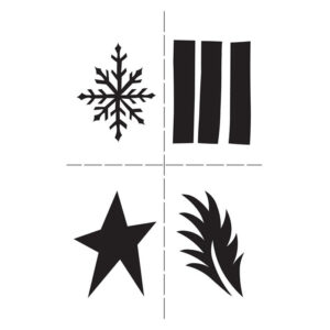 Ranger Dylusions Stencil Shapes Large