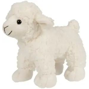 Uni Toys E91623 Lamb Cream/White 19cm Standing Baby Sheep Plush Toy