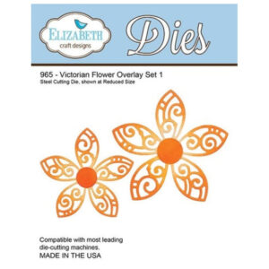 Elizabeth Craft Designs Victorian Flower Overlay Set 1