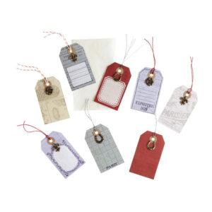 K&Company Craft Tag With Metal Embellis
