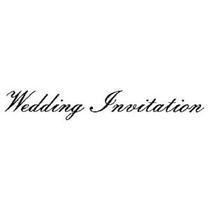 Wedding Invitation Script