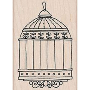 Hero Arts Birdcage - Wood Mounted Stamp