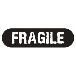 Hampton Art Wood Mounted Stamp 7g Fragile