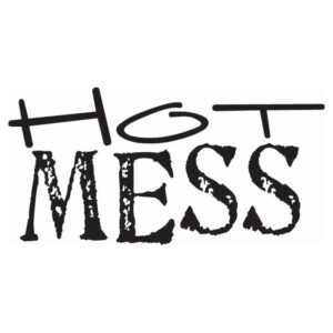 Hampton Art Wood Mounted Stamp 7g Hot Mess