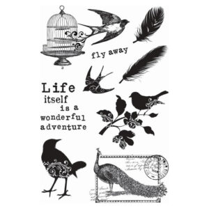 Hampton Art Stamp/stencil Ha Birds