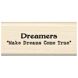 K&Company Dreamers Wood Mounted Stamp