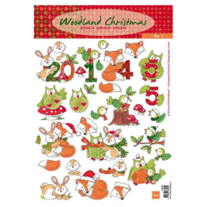 Marianne Design Elines Woodland Christmas 1 Packs Of 10's